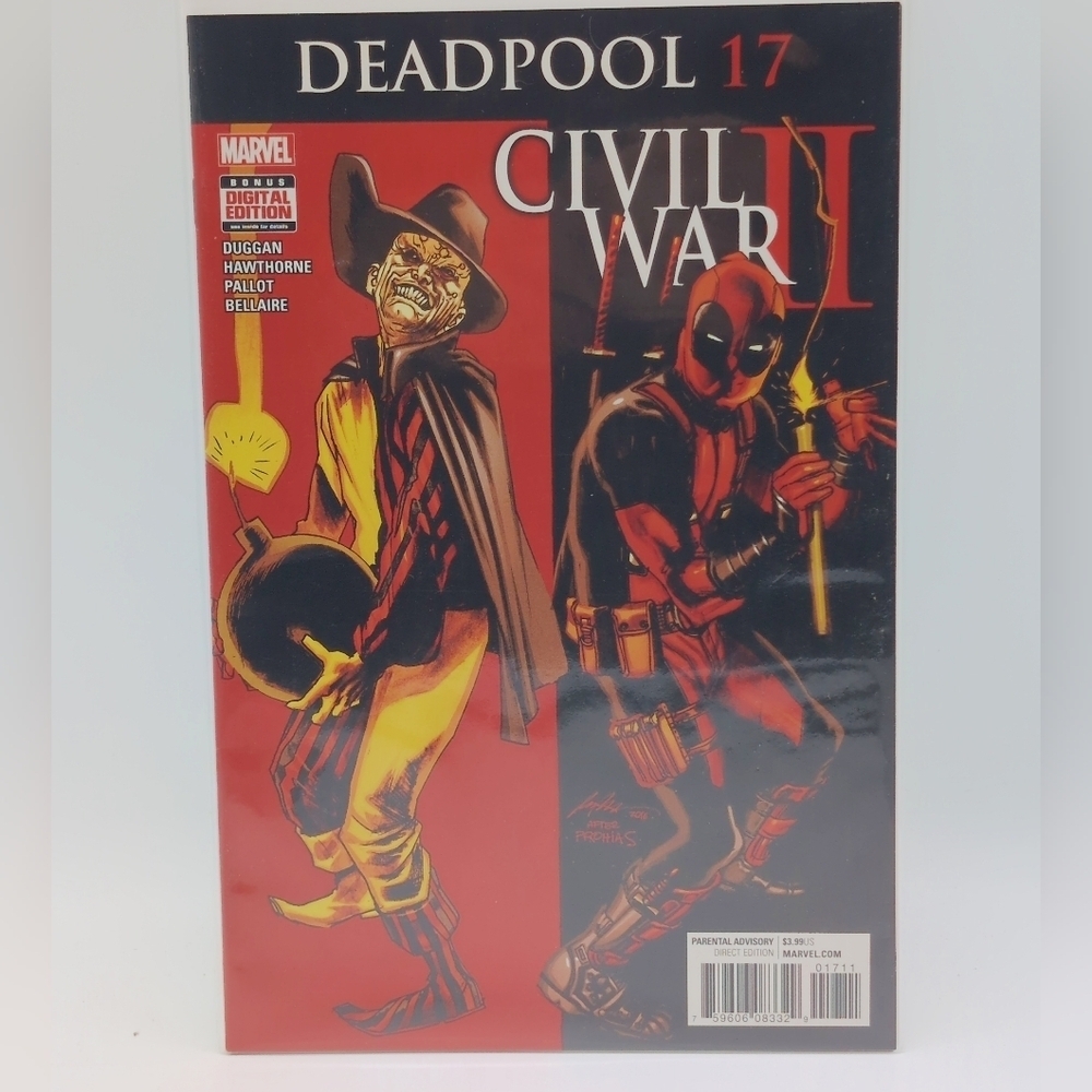 Marvel Deadpool Civil War 2 #17 Comic Book